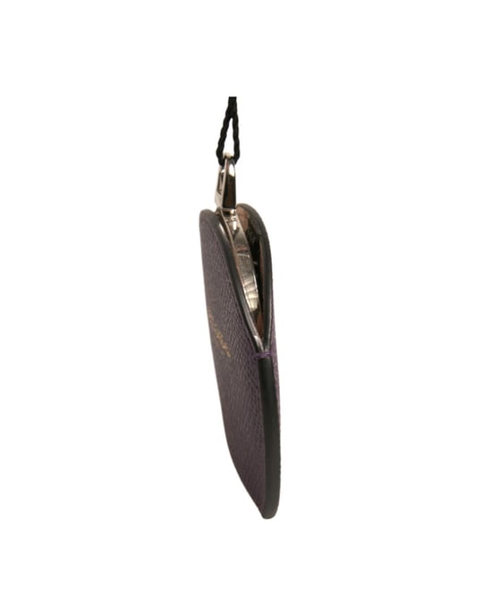 Ronde Muntentas Paars Leer - Image 3
