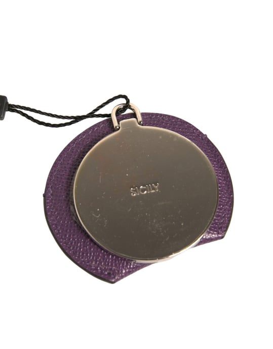 Ronde Muntentas Paars Leer - Image 5