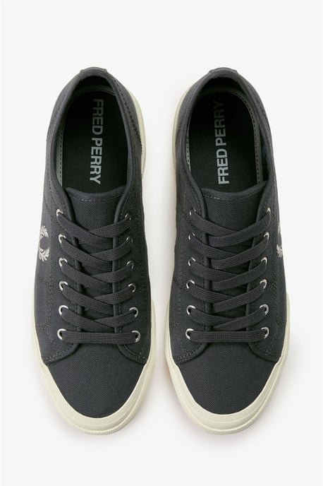Fred Perry B708 Vintage Tennis Canvas Herrskor Ankergrey - Image 5