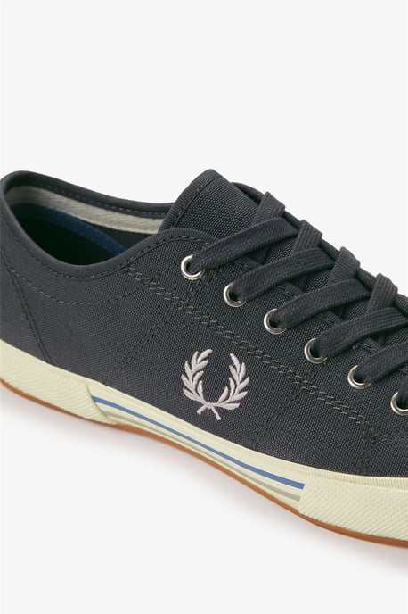 Fred Perry B708 Vintage Tennis Canvas Herrskor Ankergrey - Image 6