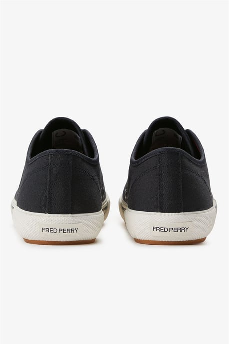 Fred Perry B708 Vintage Tennis Canvas Herrskor Navy/Röd - Image 4