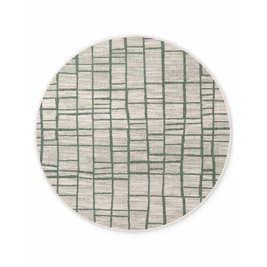 Ted Baker Ted baker haringey rond buitenkleed groen wit- 160 cm rond - Image 1