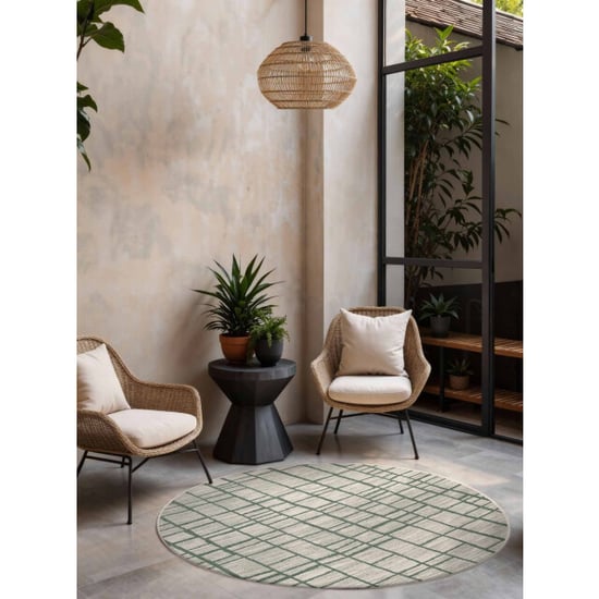 Ted Baker Ted baker haringey rond buitenkleed groen wit- 160 cm rond - Image 3