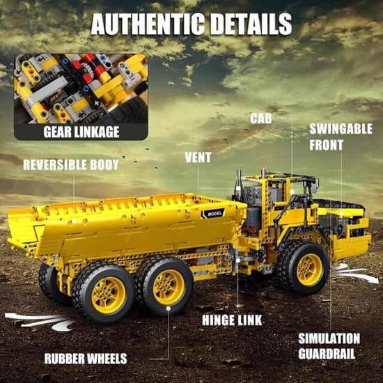 Mould King Mouldking 17073 rc knikdumper - Image 5