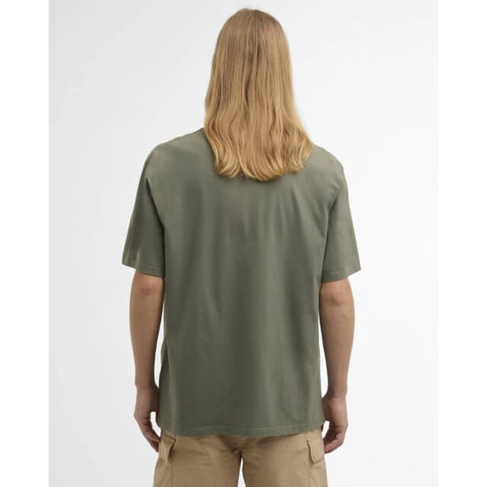 Barbour links os t-shirt mts1556 gn68 green slate - Image 5