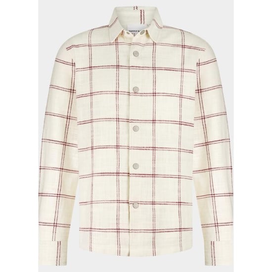 Bos Bright Blue Supply & co. overshirt forrest shirtjacket sco26114fo92/1002 - Image 1