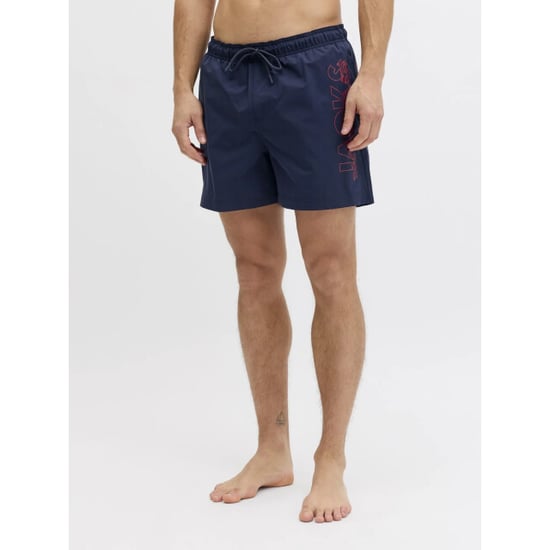 Jack & Jones Heren zwemshort jpstmaui wave logo effen donker - Image 6