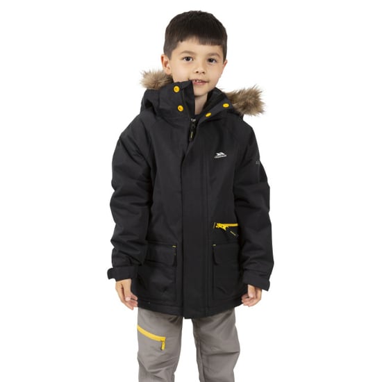 Trespass Kinderen/Kinderen opgetogen Parka (Zwart) - Image 3