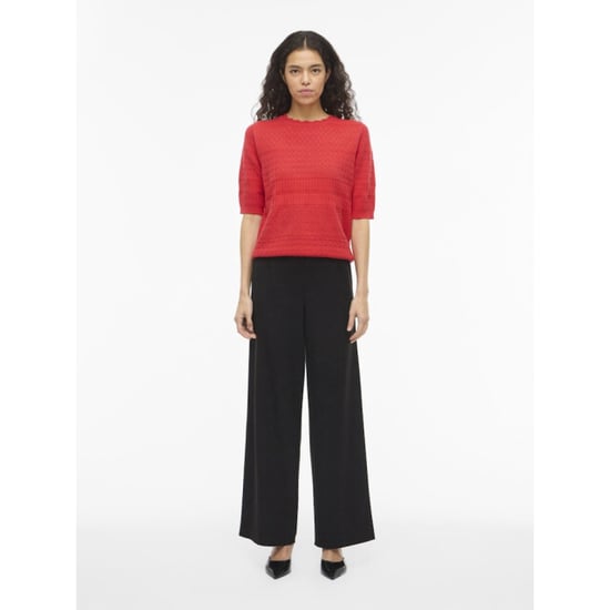 Vila Vimilos ss o-neck pointelle top noos - - Image 4