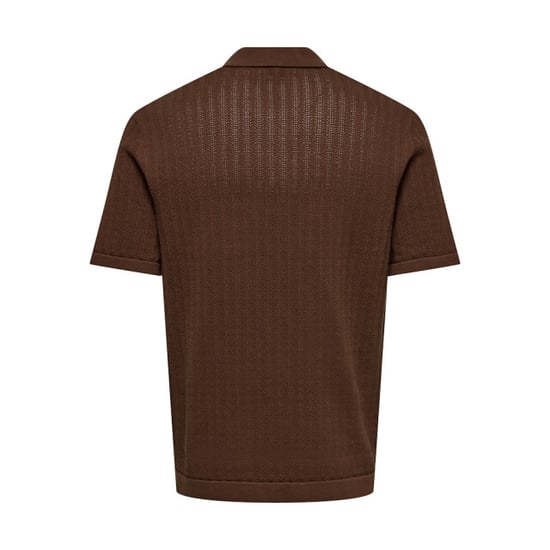 Only & Sons Onsmoon reg 12 ss polo knit noos brique - Image 2