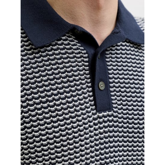 Jack & Jones Jprblukingsley knit polo ss dessin - Image 5