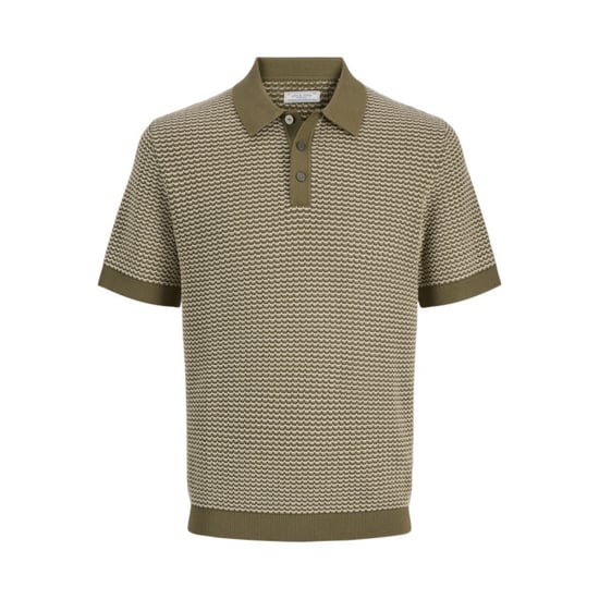 Jack & Jones Jprblukingsley knit polo ss dessin - Image 1