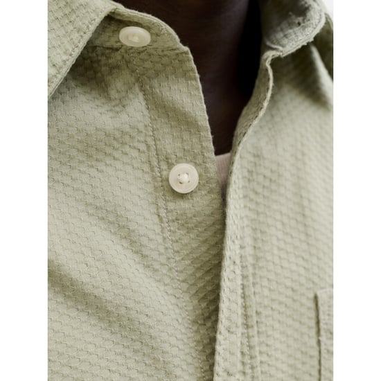 Jack & Jones Jornantucket dobby shirt ss olijf - Image 2