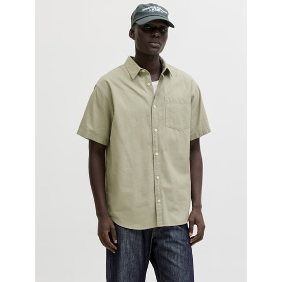 Jack & Jones Jornantucket dobby shirt ss olijf - Image 6