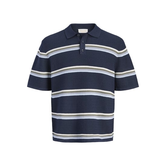 Jack & Jones Jormaine knit stripe polo sn dessin - Image 1