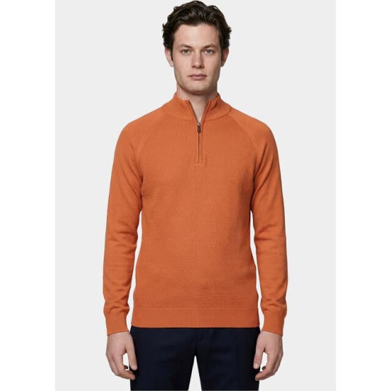 Innocente Half zip half zip met structuur 326/8040 brique - Image 1