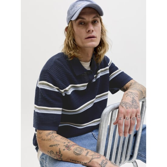 Jack & Jones Jormaine knit stripe polo sn dessin - Image 5
