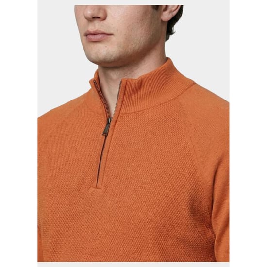 Innocente Half zip half zip met structuur 326/8040 brique - Image 2