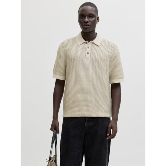 Jack & Jones Jprblukingsley knit polo ss beige - Image 4