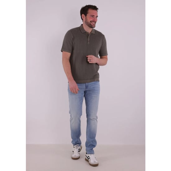 Only & Sons onsmoon reg 12 ss polo knit noos 22032760 mallard green - Image 4
