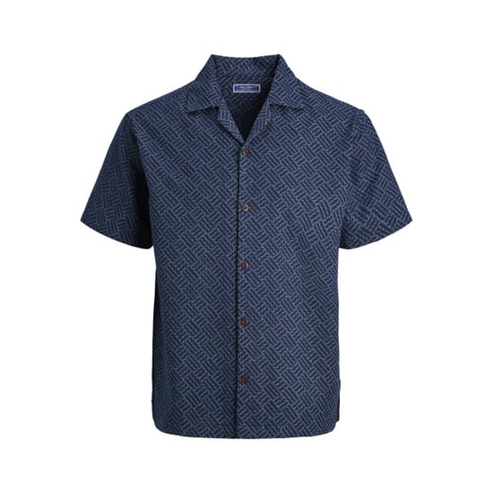 Jack & Jones jprbluwinson print dobby s/s shirt 12291956 pageant - Image 1