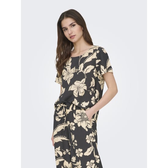 Jacqueline de Yong troya life s/s o-neck top wvn di 15347687 phantom - Image 2