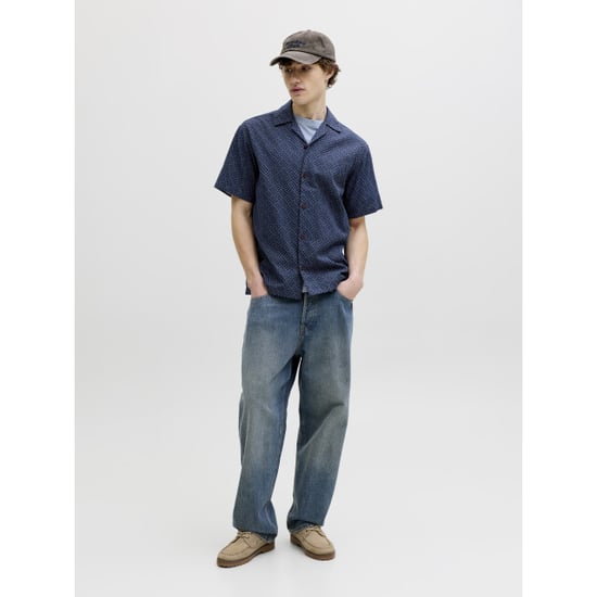 Jack & Jones jprbluwinson print dobby s/s shirt 12291956 pageant - Image 4