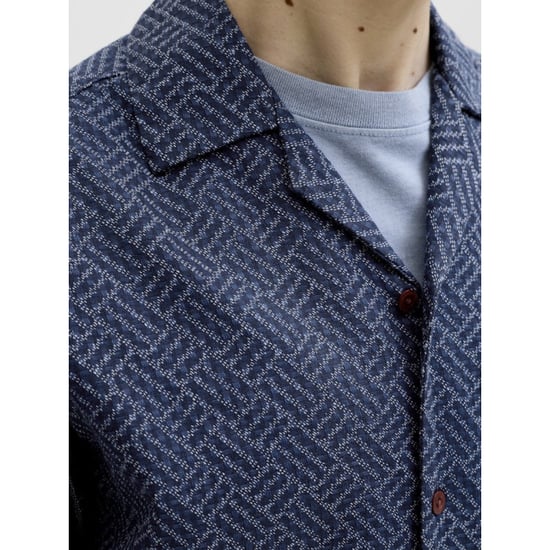 Jack & Jones jprbluwinson print dobby s/s shirt 12291956 pageant - Image 5