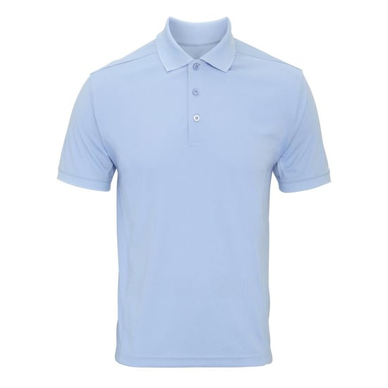 Premier Mens Coolchecker Polo Shirt (Light Blue) - Image 1