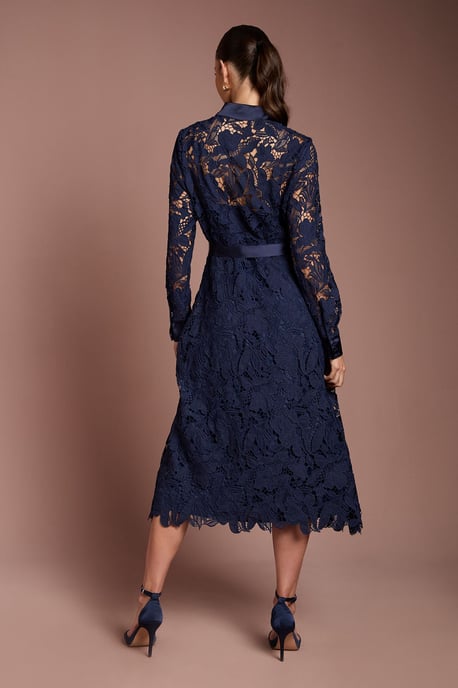 Lace Shirt Dress - Image 3