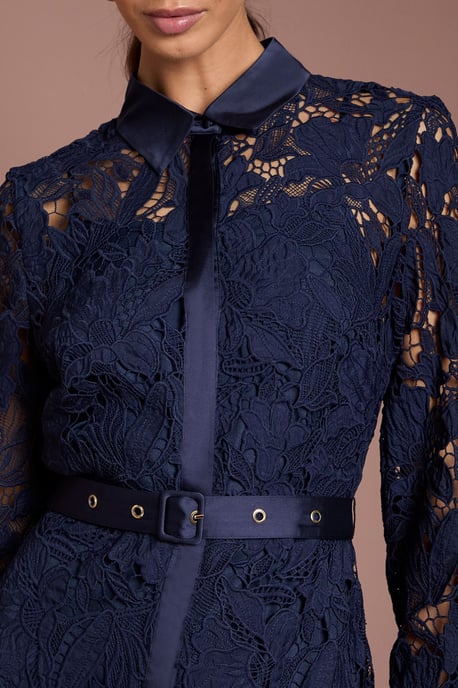 Lace Shirt Dress - Image 5