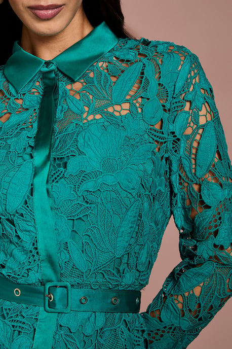 Lace Shirt Dress - Image 5