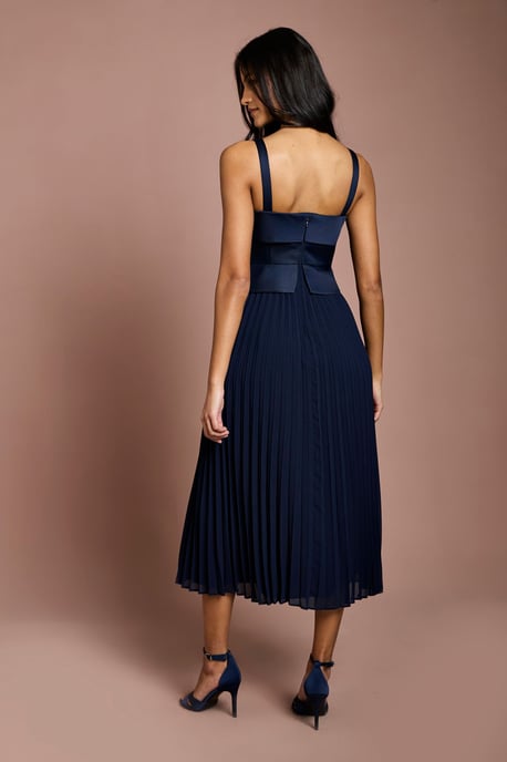 Petite Square Neck Midi Dress - Image 3
