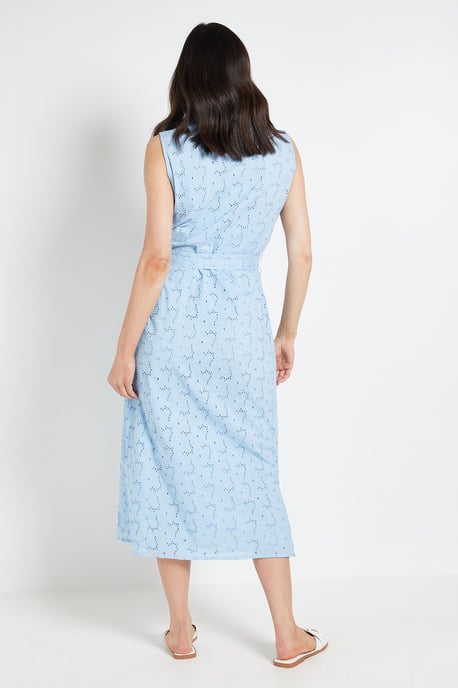 BRODERIE MAXI SHIRT DRESS - Image 3