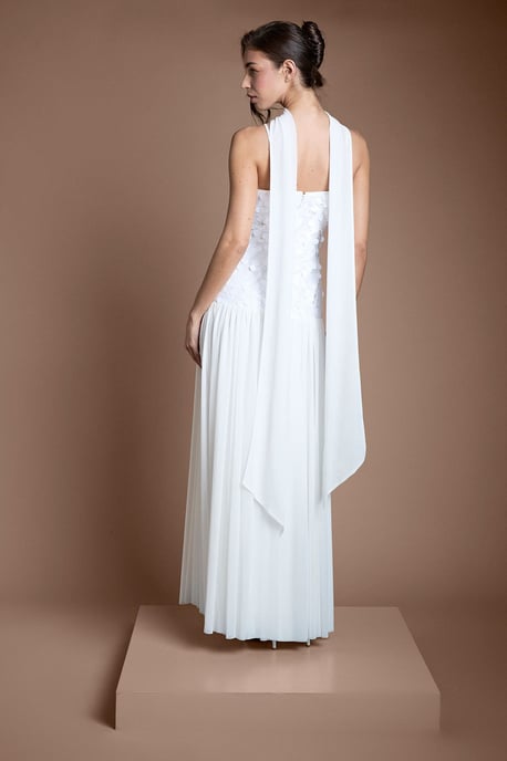 Muse Sequin and Mesh Maxi Wedding Dress - Image 3