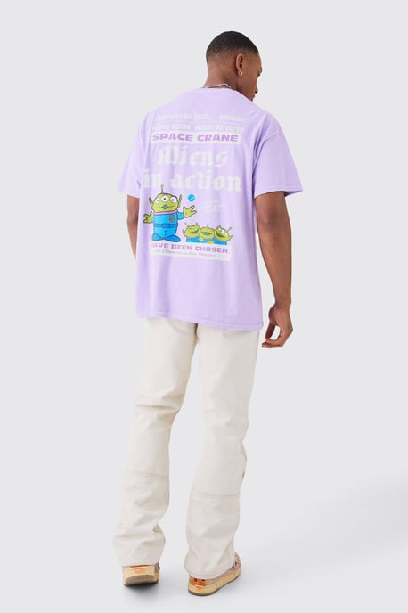 Oversized Toy Story Wash Alien License T-shirt - Image 2