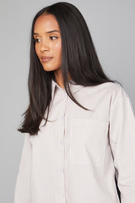 Stripe Pocket Side Tape Shirt - Image 3