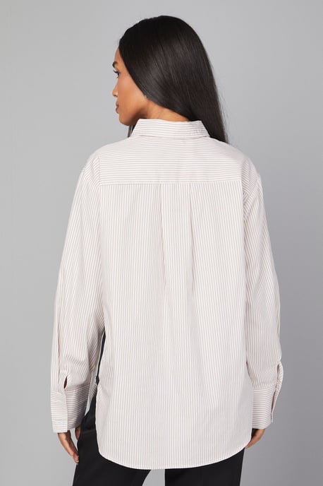 Stripe Pocket Side Tape Shirt - Image 4