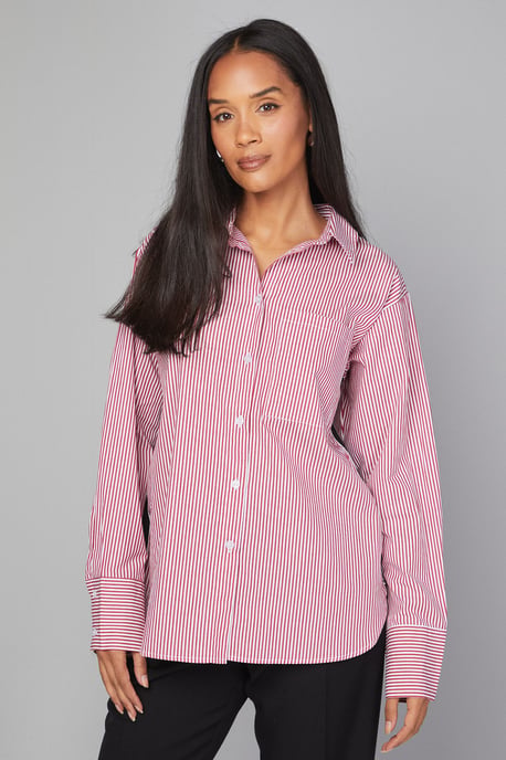 Stripe Pocket Side Tape Shirt - Image 1