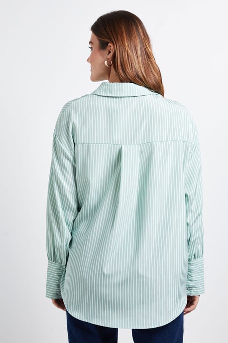 Stripe Side Tie Shirt - Image 3