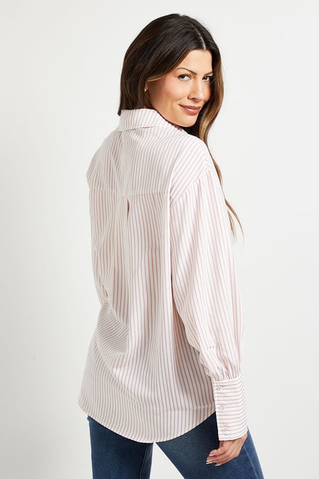 Stripe Side Tie Shirt - Image 3