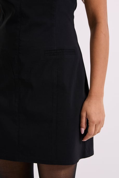 Petite Bengaline Cap Sleeve Mini Dress - Image 4