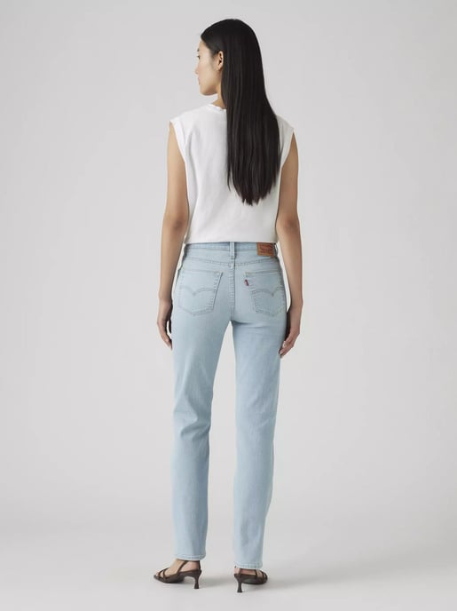 Womens Eternal Indigo Light 724 High Rise Straight Jean - Image 4