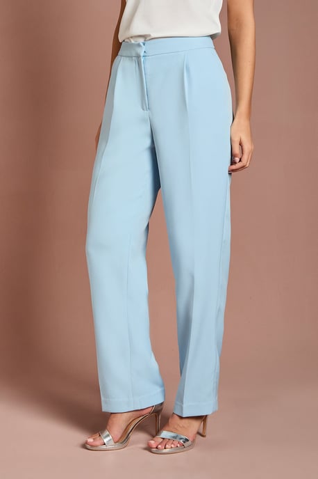 Pleat Front Straight Leg Formal Trouser - Image 2