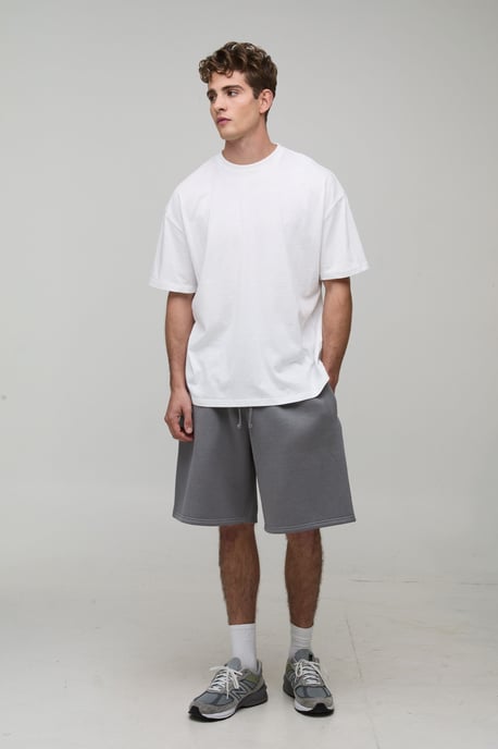 Basic Baggy Fit Jersey Short - Image 4