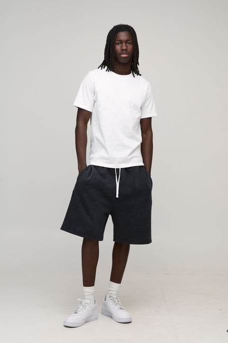 Essential Washed Oversized Drop Crotch Short - Image 4