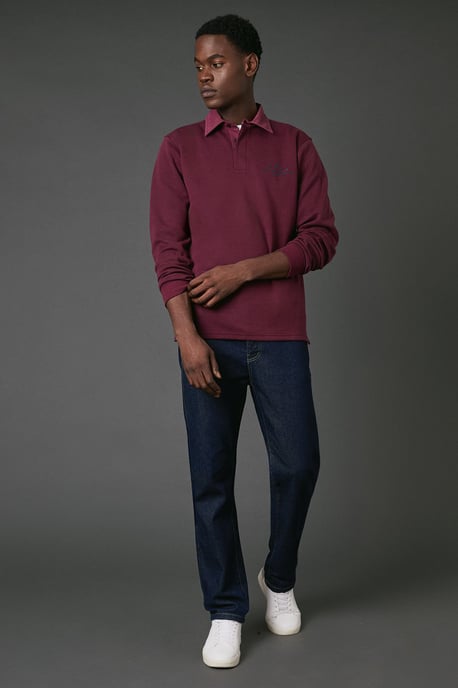 Burgundy Sailing Academy Rugby Top - Image 2