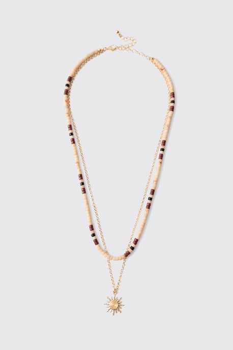Sun Beaded Necklace - Image 1
