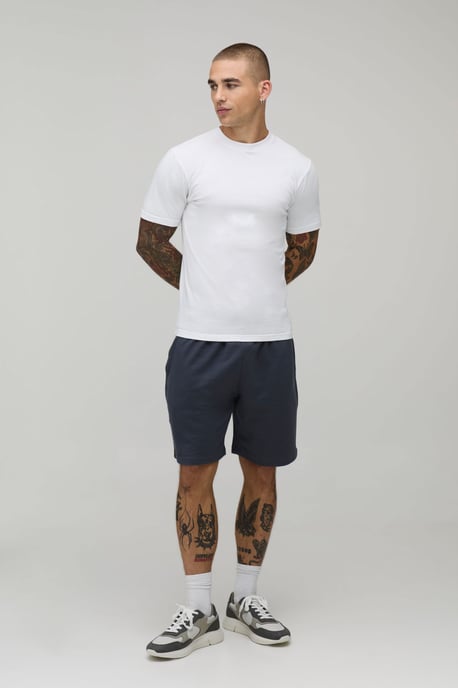 Regular Fit Waffle Shorts - Image 4
