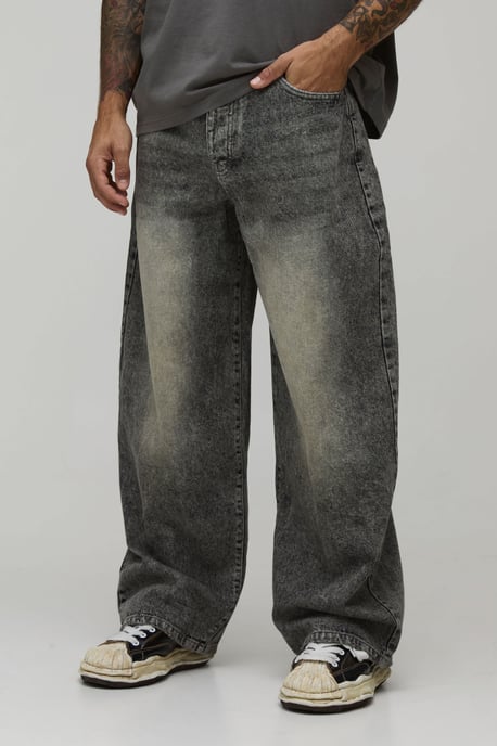 Washed Super Baggy Jeans - Image 1
